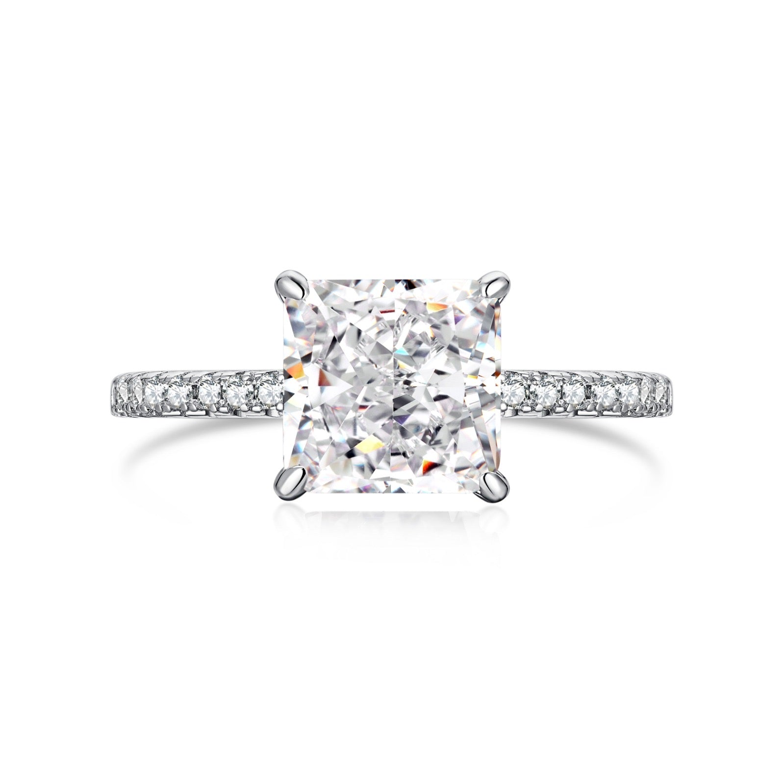 Sterling Silver Princess Ring