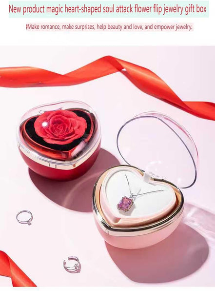Rose Heart Jewelry Box(Jewelry not included)