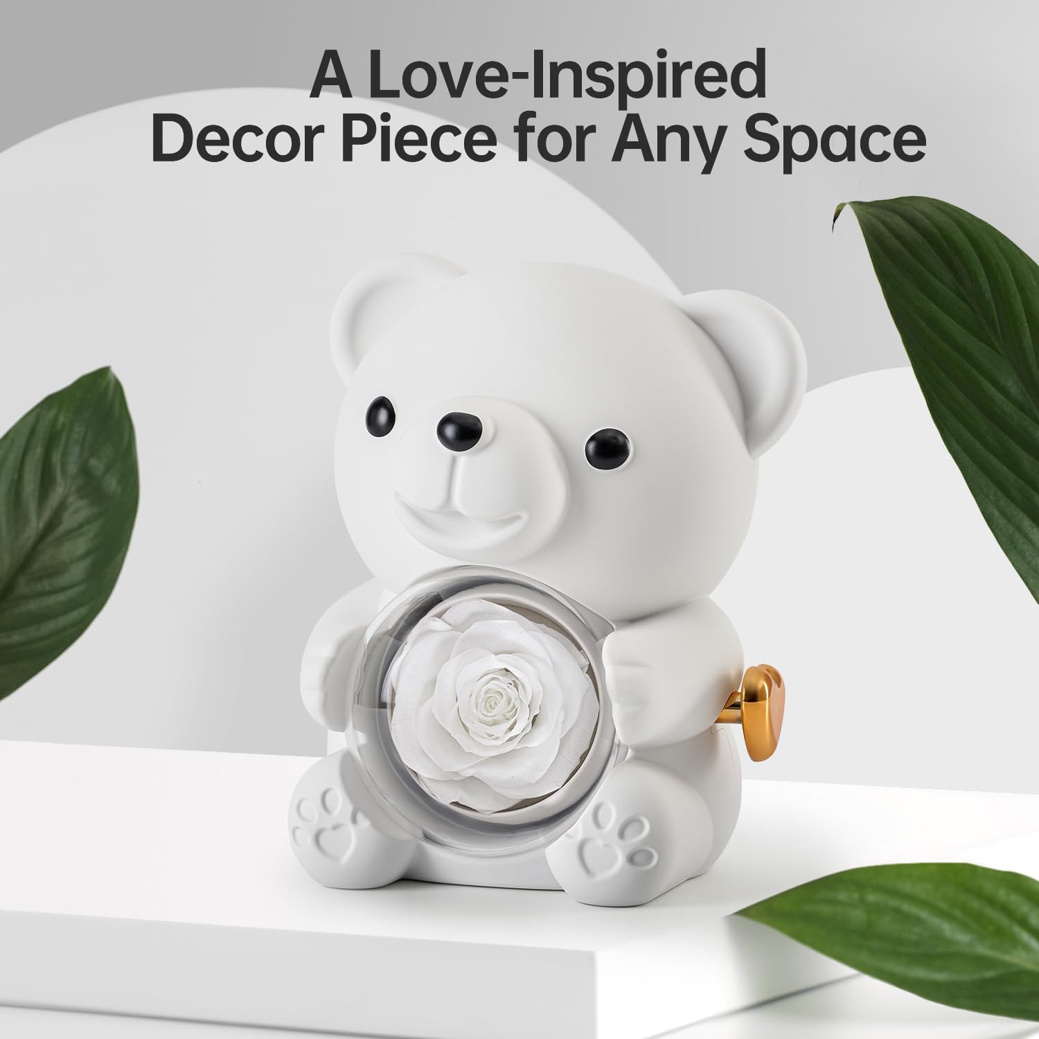 Rose Teddy Bear Jewelry Box