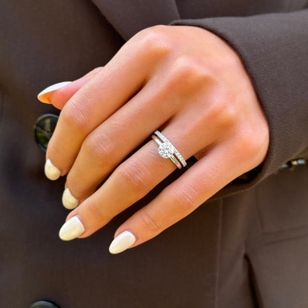 Sterling Silver 1ct Classic engagement Ring