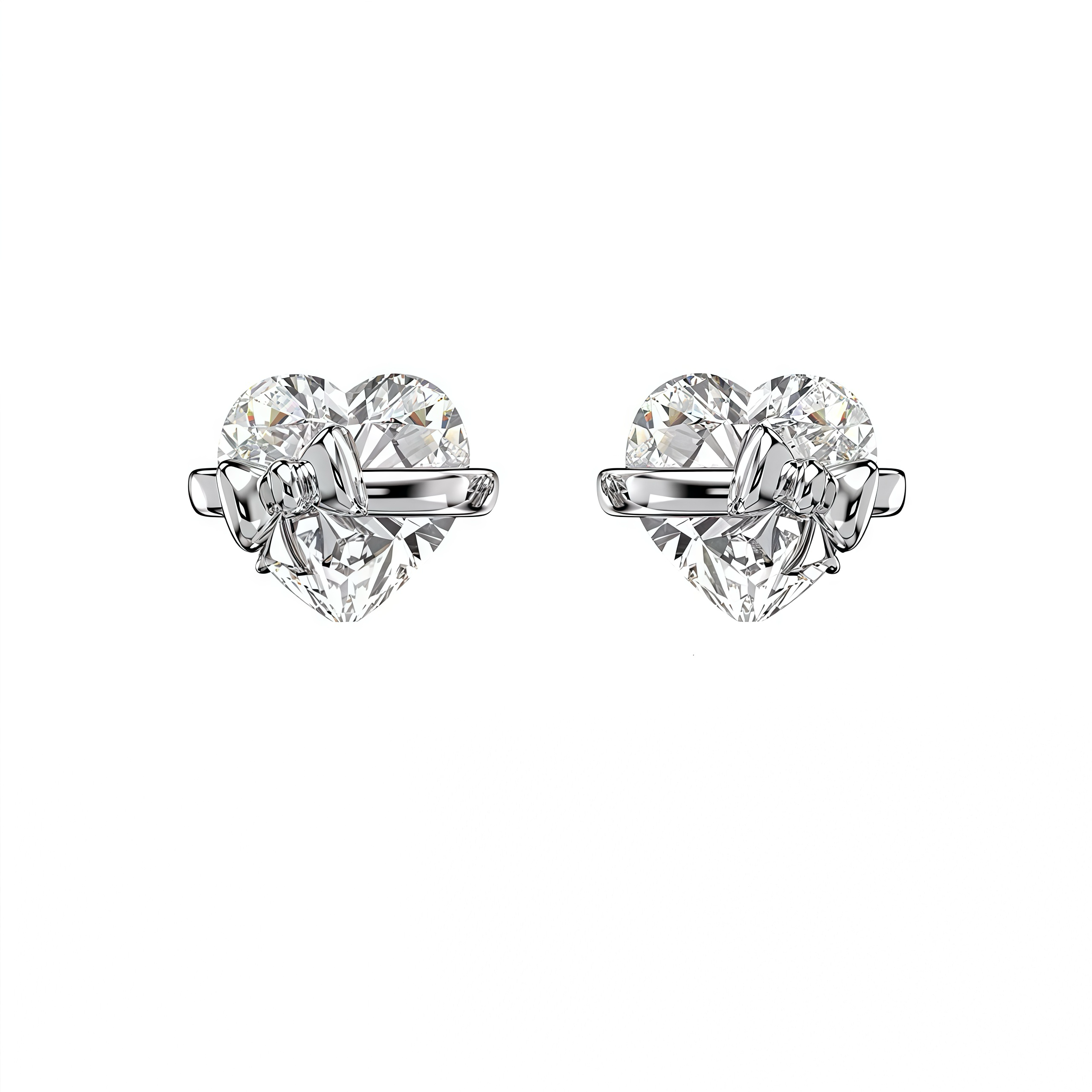 Love Story Heart Silver Ring