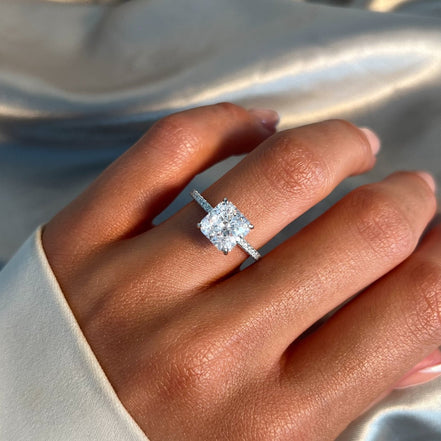 Sterling Silver Princess Ring