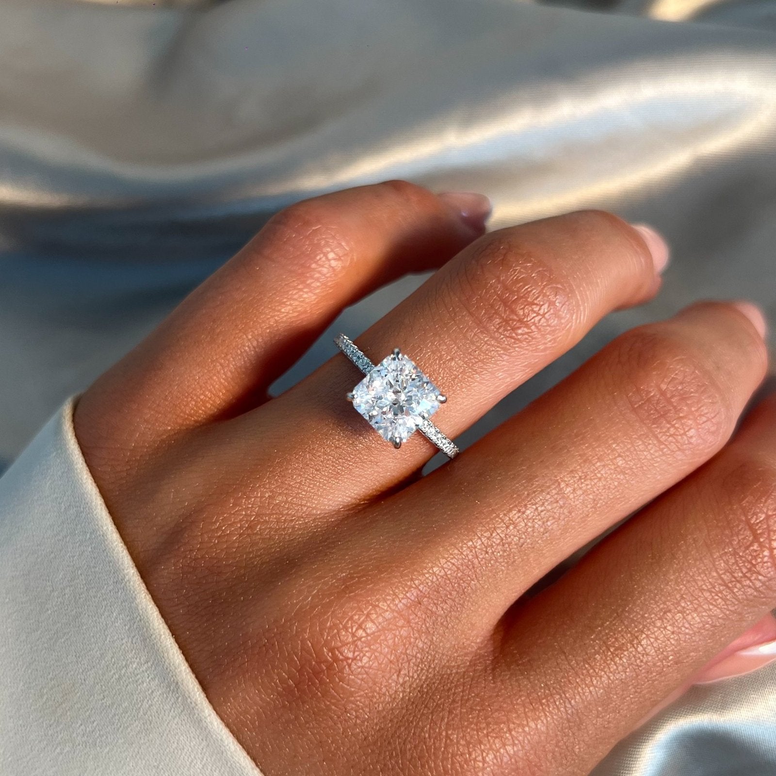 Sterling Silver Princess Ring