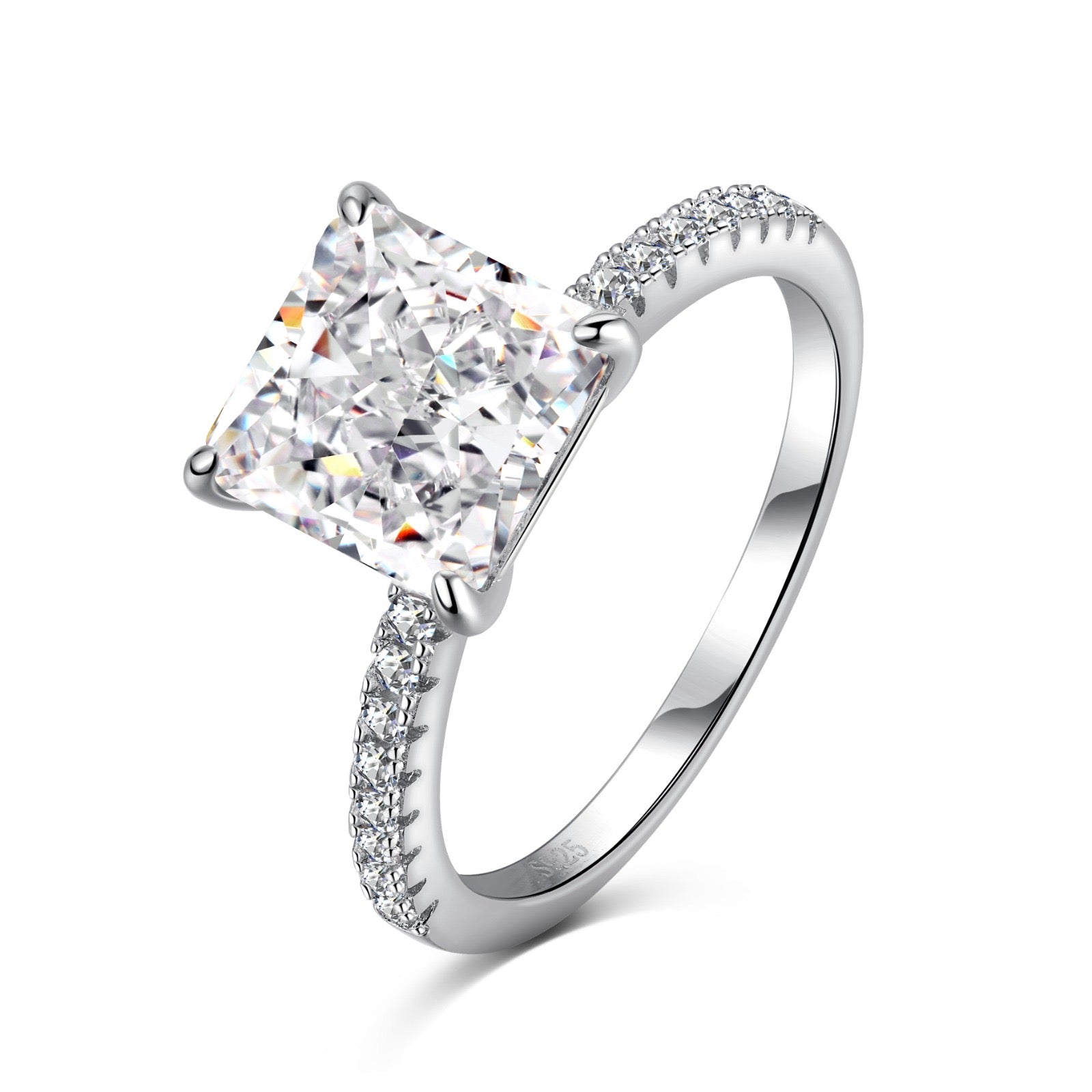 Sterling Silver Princess Ring