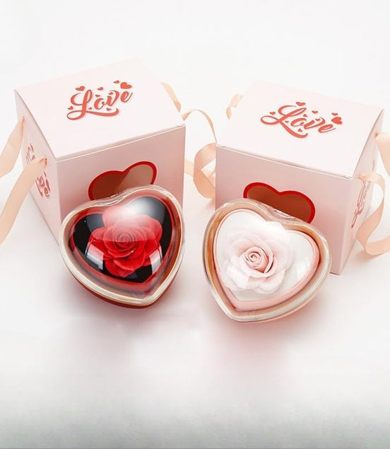 Rose Heart Jewelry Box(Jewelry not included）
