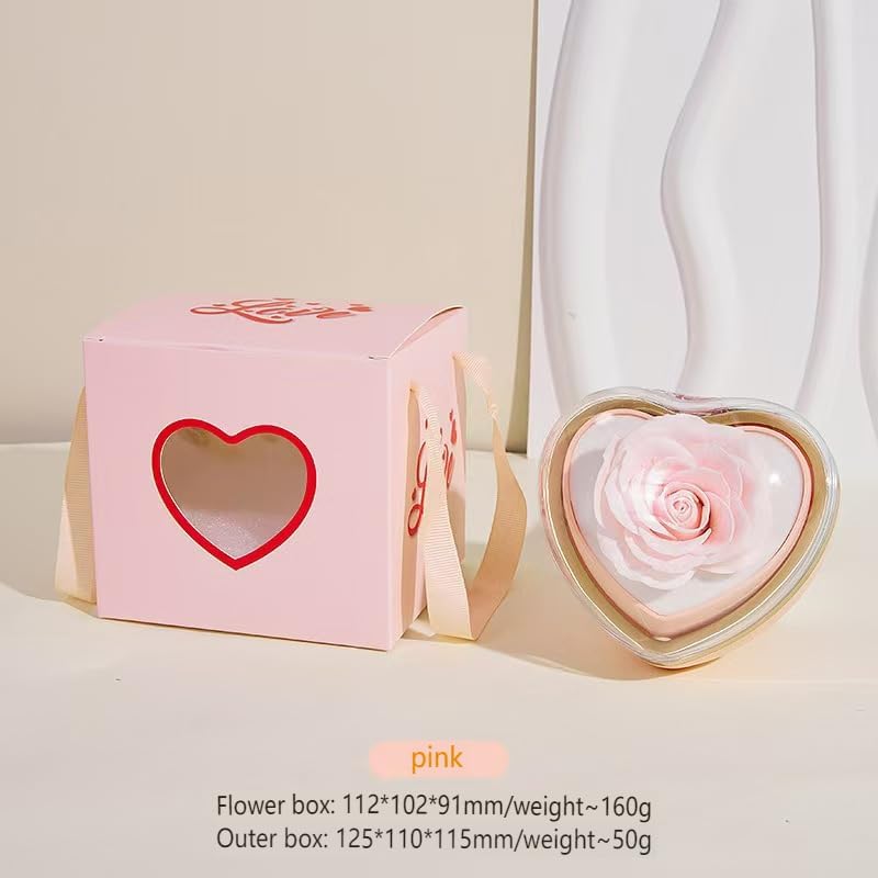 Rose Heart Jewelry Box(Jewelry not included）