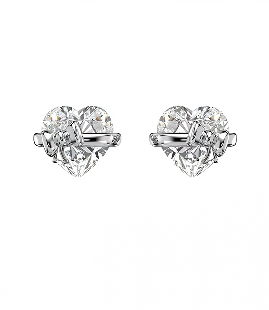 Love Story Heart Silver Ring