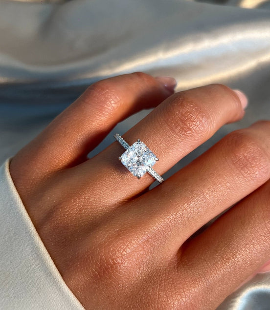 Sterling Silver Princess Ring