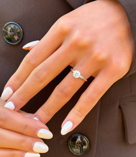 Sterling Silver 1ct Classic engagement Ring