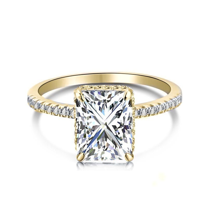 18K Gold Surprise Ring Wedding Set