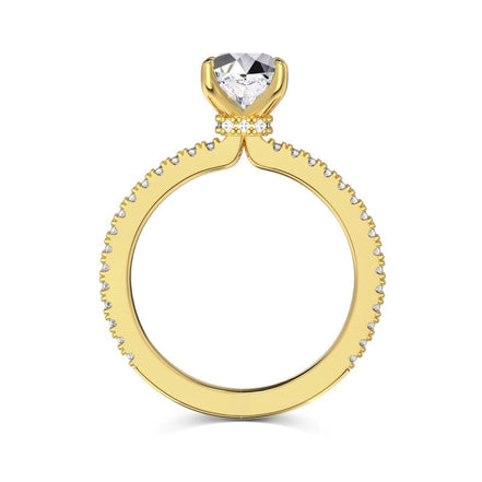 Gold Mini Lela Ring