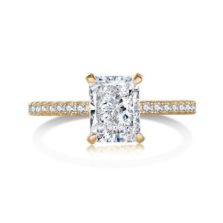 Gold Mini Surprise Ring Wedding Set