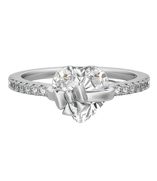 Gold Love Story Heart Ring