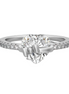 Love Story Heart Silver Ring