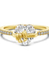Gold Love Story Heart Ring