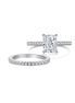 Sterling Silver Mini Surprise Ring Wedding Set