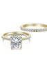 18K Gold Surprise Ring Wedding Set