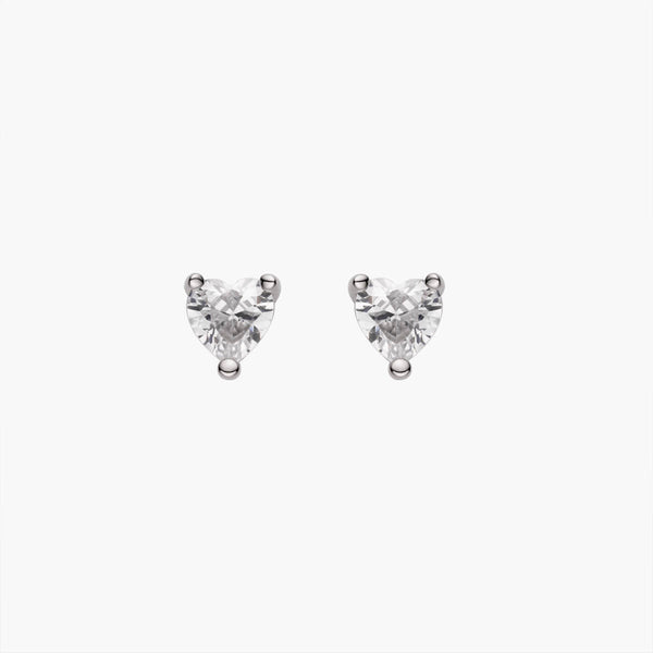 Dainty Heart Stud Earrings